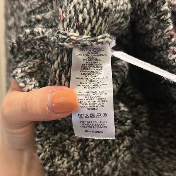 LOFT Merry Merry Chunky Knit Holiday Sweater - Picture 2 of 4